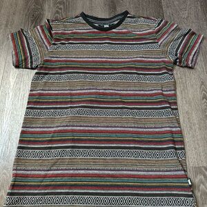 Multicolor Striped Men's Tee